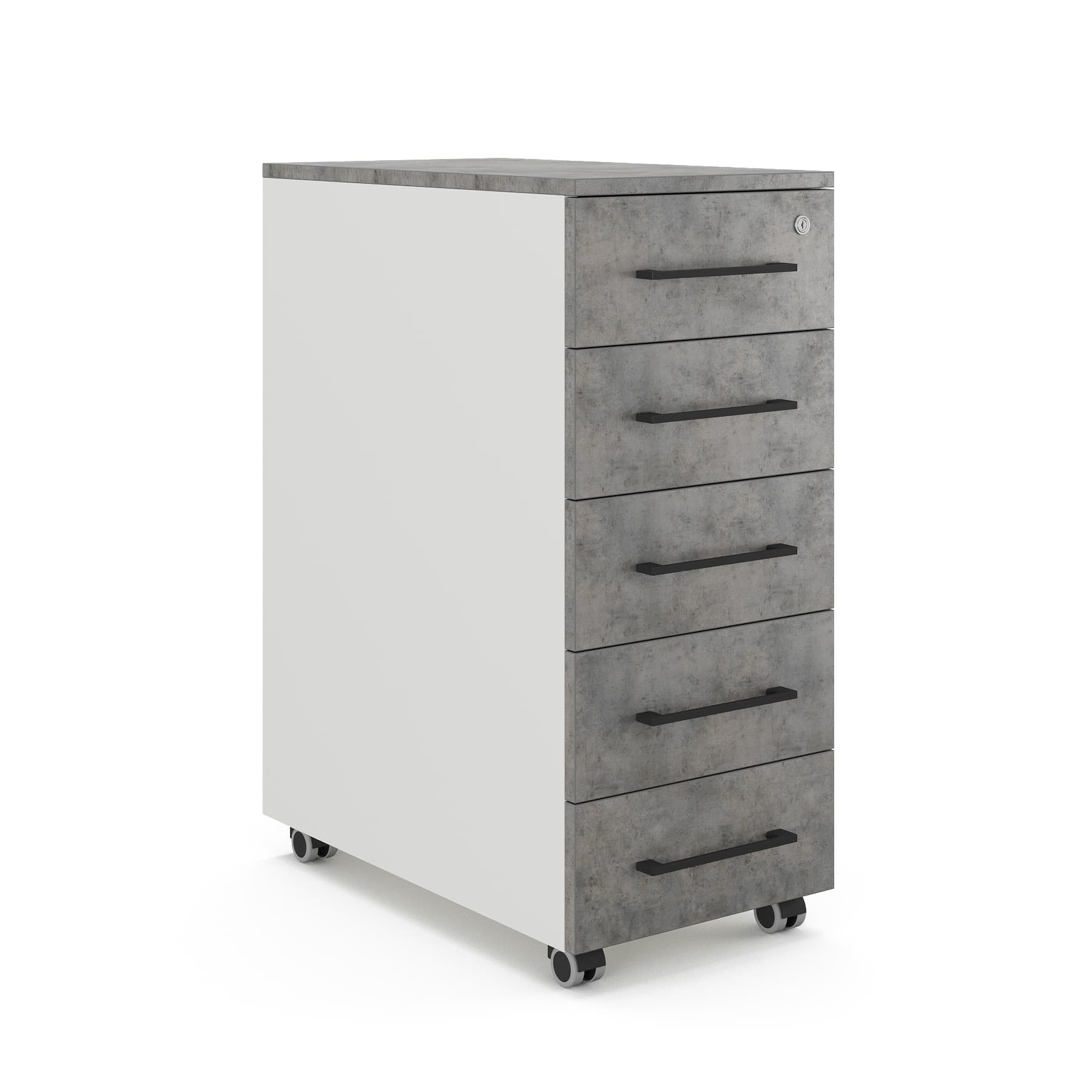 Тумба мобильная Kobor TМ5-40/60 white/chicago