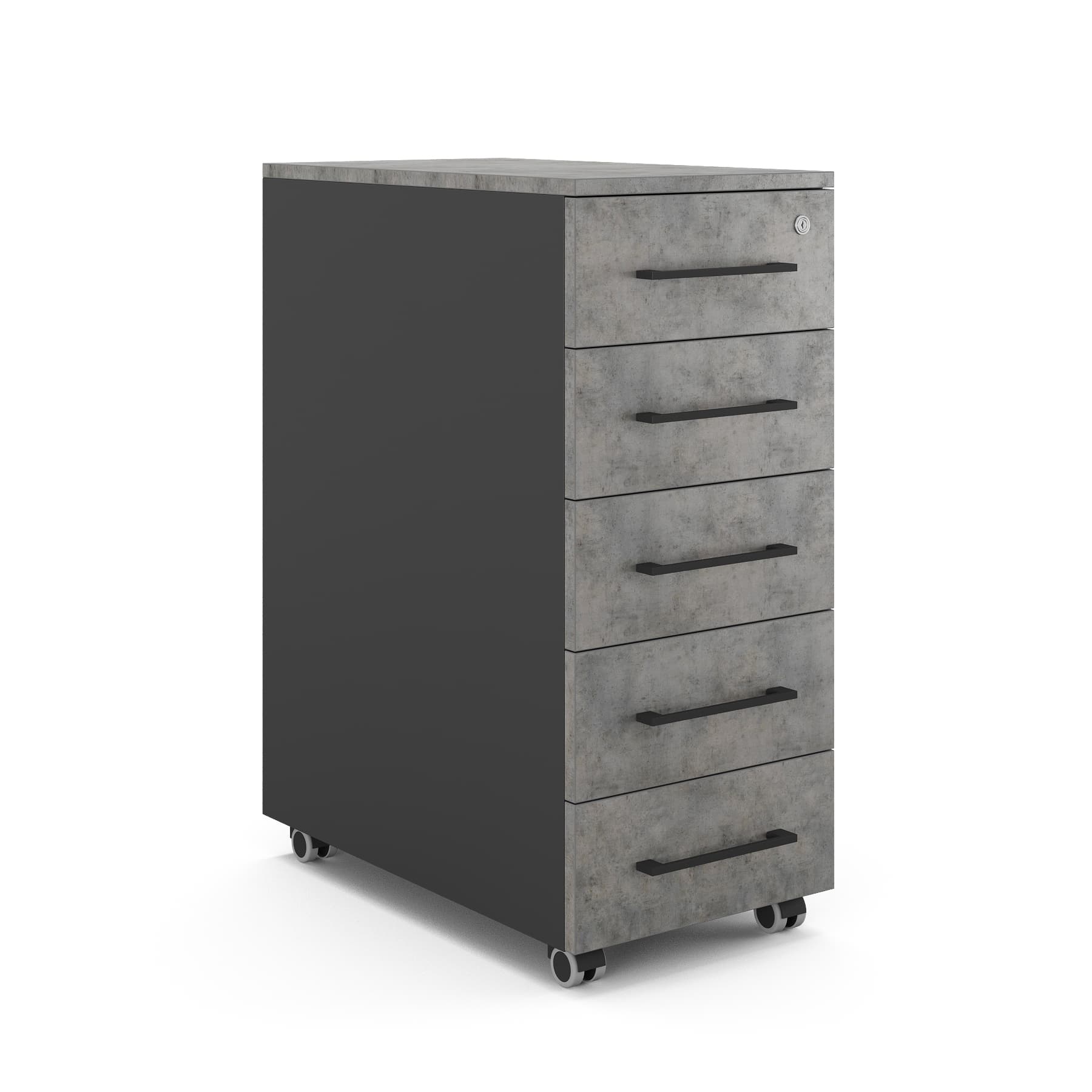 Тумба мобильная Kobor TМ5-40/60 black/chicago
