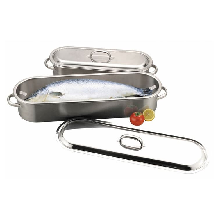 Котел для рыбы 8,9 л, 60х16х11,5 см с паровой вставкой, нерж., P.L. Proff Cuisine, арт. 71002764