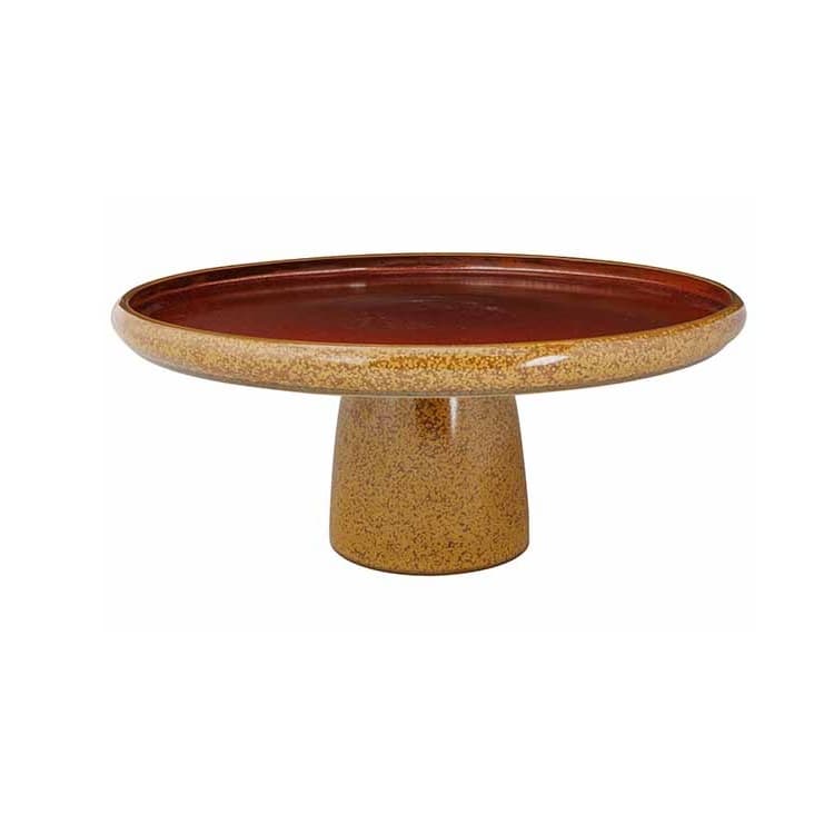 Блюдо на ножке d 29 см h 12,5 см CosyTrendy Elements Mustard 5698030