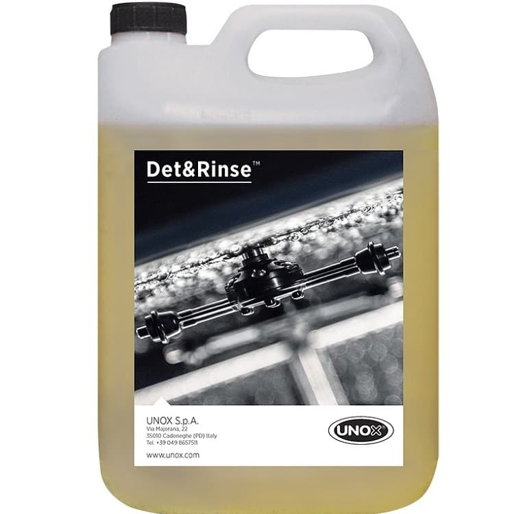 Средство моющее (ополаскивающее) UNOX DB1016A0 DET&RINSE PLUS (2 канистры по 5 л)