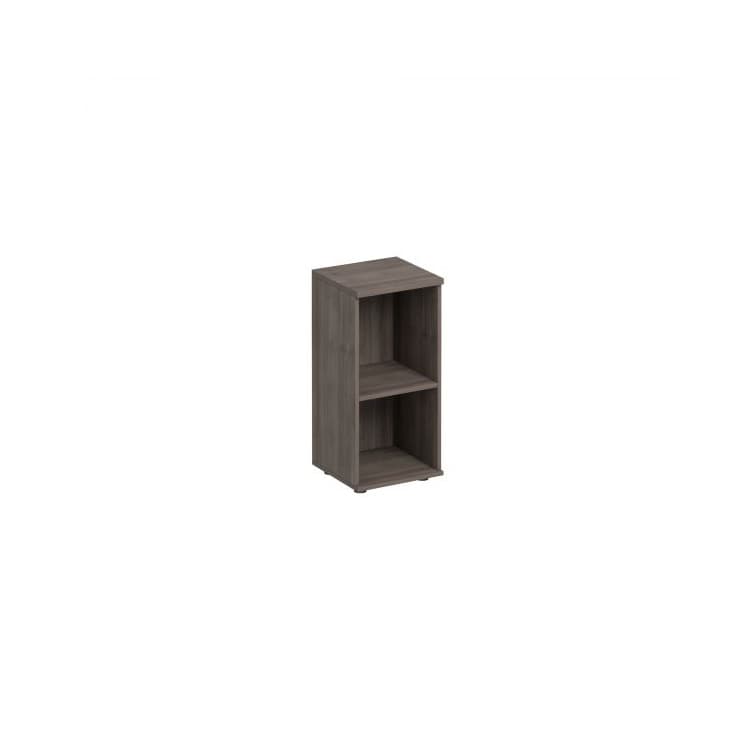 Стеллаж низкий узкий Юнитекс Комфорт КФ К.422 ШТ (40x38x84) дуб шамони темный