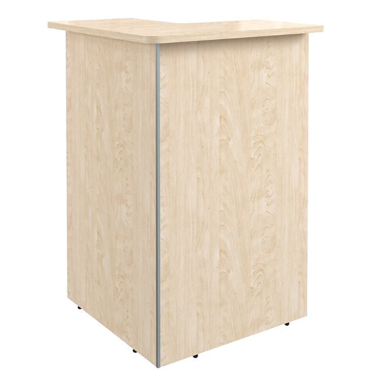 Стойка рецепции угловая Skyland DMC 88(L) бук тиара 800х800х1200 DEX