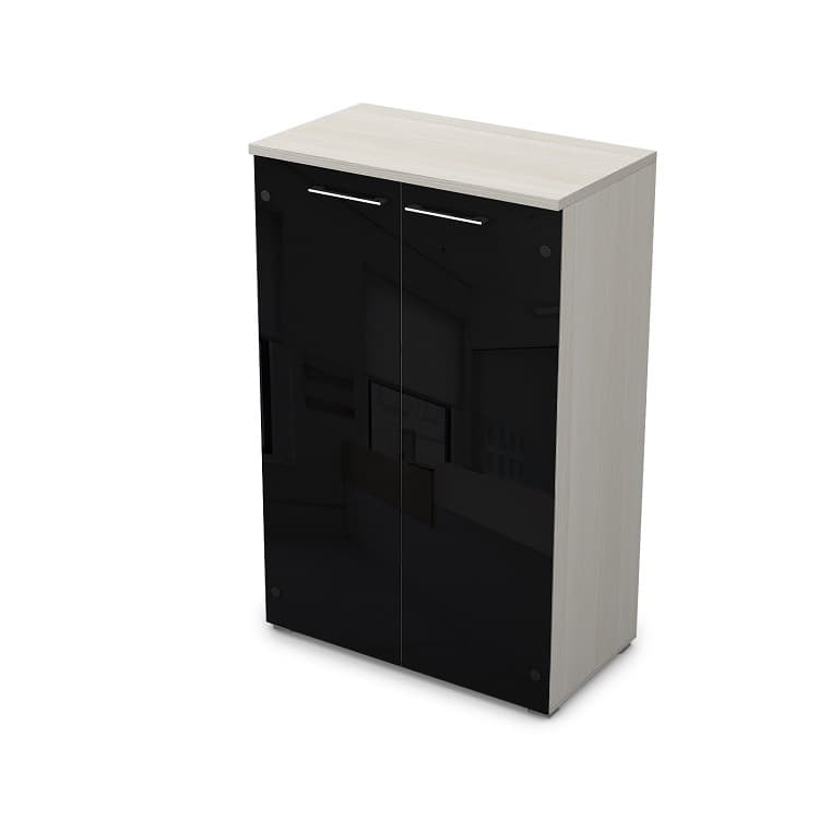 Шкаф АЛСАВ Gloss line 9НШ.017.7 Ivory/металл глянец
