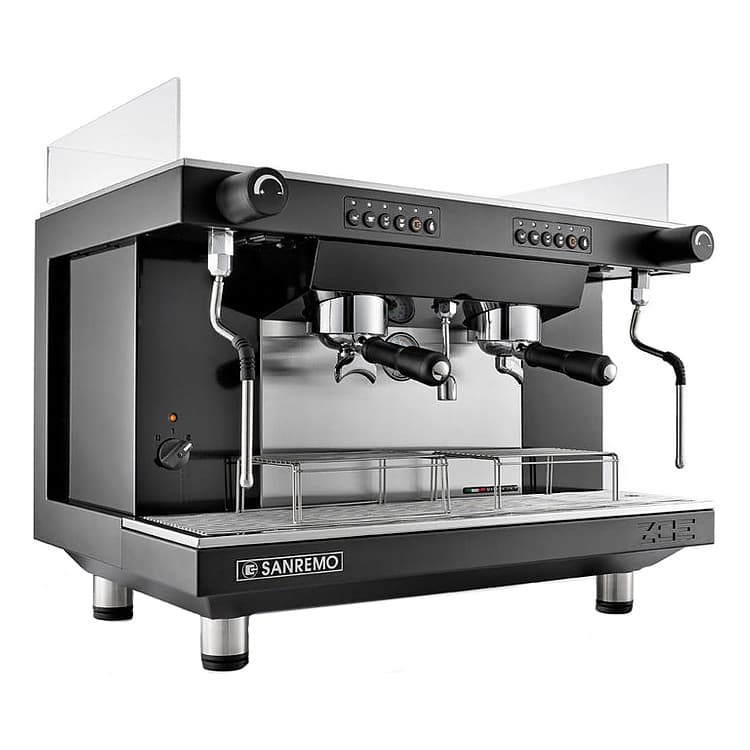 Кофемашина Sanremo Zoe SAP Tall 2 гр. высокие группы, черная
