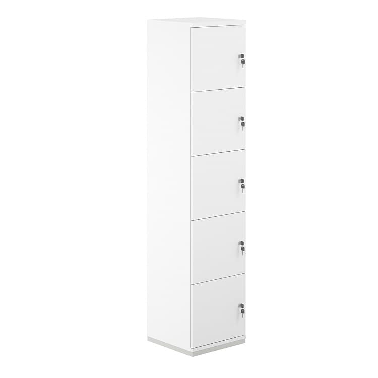 Шкаф-локер 5 ячеек Norden Allegro AG.232.WH.WH.WH