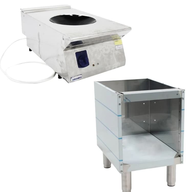 Плита индукционная 1-конфорочная Electrolux QINDW400 WOK на подставке арт. УТ-00085359 (Восстановленное 1 шт)