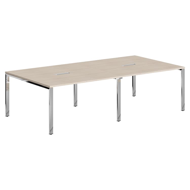 Конференц стол Skyland XGSCT 2714.1 Бук Тиара/Нержавеющая сталь 2720х1406х750 XTEN GLOSS