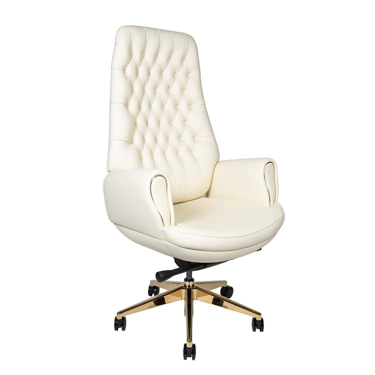 Кресло офисное Norden Моцарт 9132 white leather