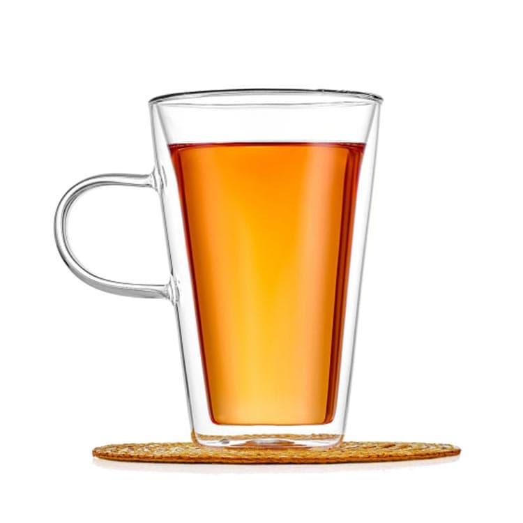 Кружка 400 мл прозрачная двойные стенки термостекло P.L. Proff Cuisine арт. 81272304
