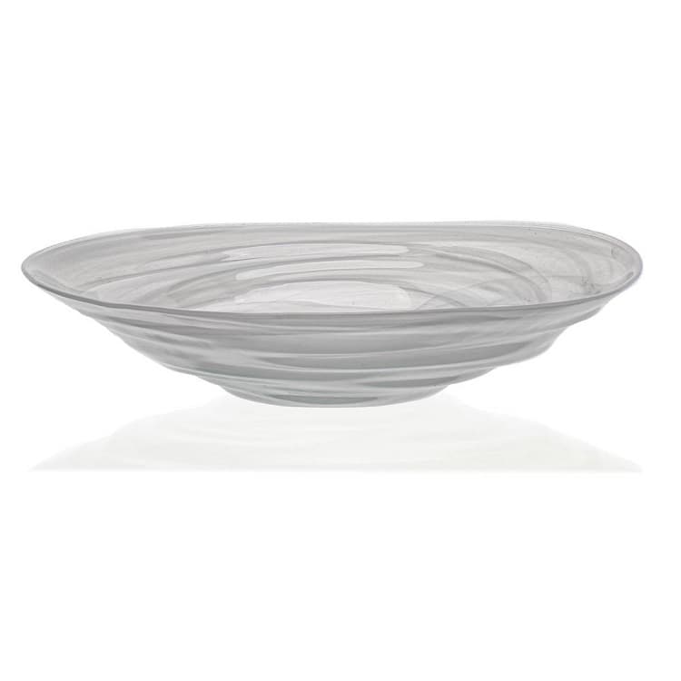 Салатник ARDACAM Ventum ARD 2165.2 d 25 см h 6,5 см (стекло, цвет / декор белый)