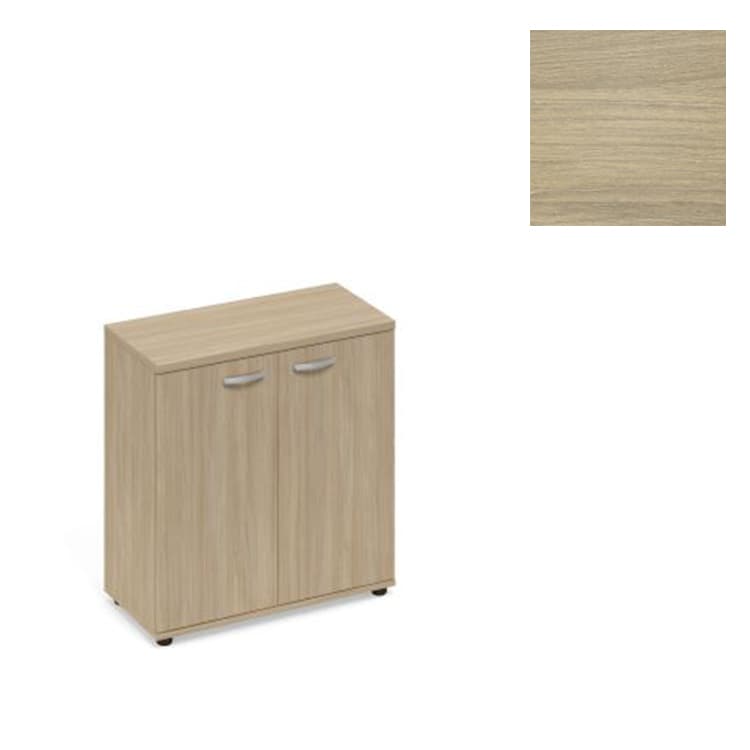Шкаф низкий закрытый Юнитекс А4 (78x36.4x81) А4 9351 ДК дуб скандинавский