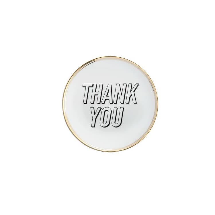 Тарелка 17 см Bitossi La Tavola Scomposta FTB00003 Thank You