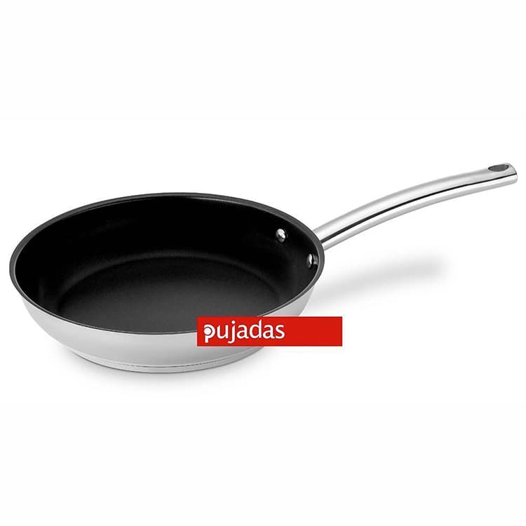 Сковорода Pujadas 24 см, h 5 см, нерж. с антиприг. покрытием 18/10 индукция, арт. 85100104