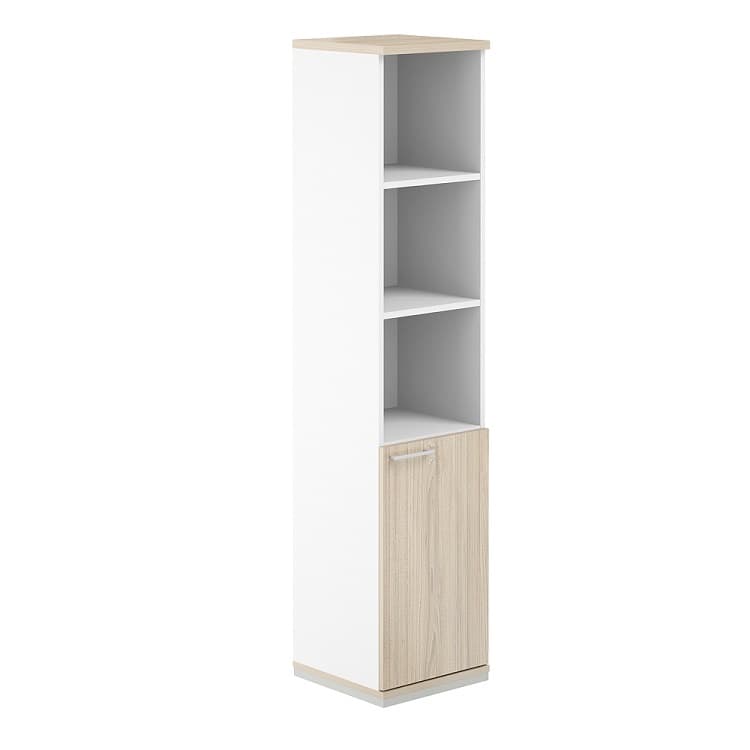 Шкаф полуоткрытый Norden Allegro AG.219.WH.AR.AR.R
