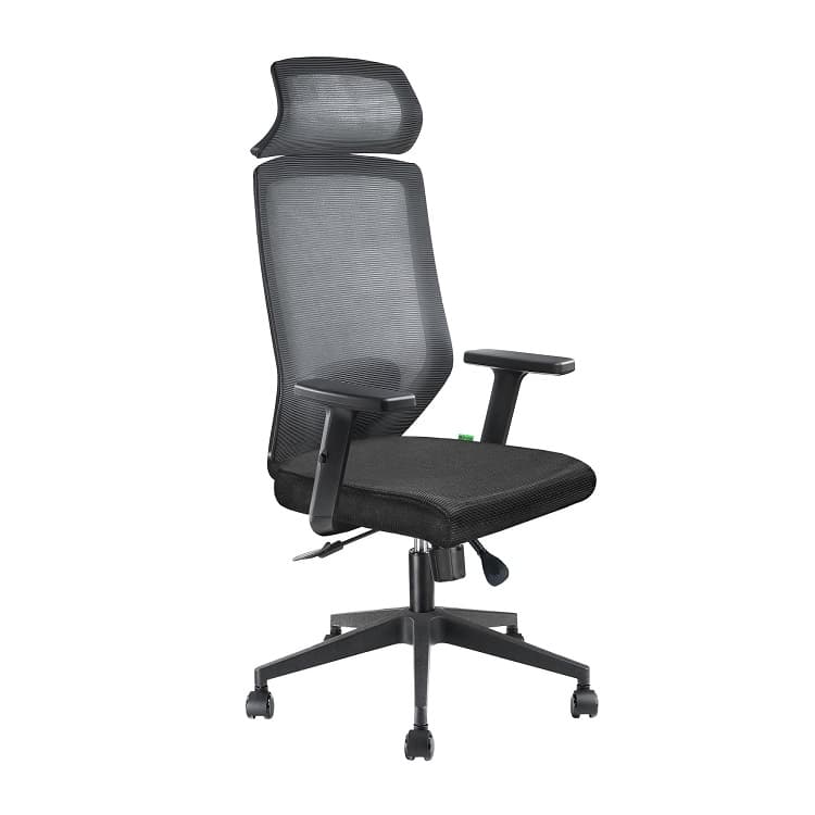 Кресло офисное Riva Chair Bronte (A755 Luxe) черный