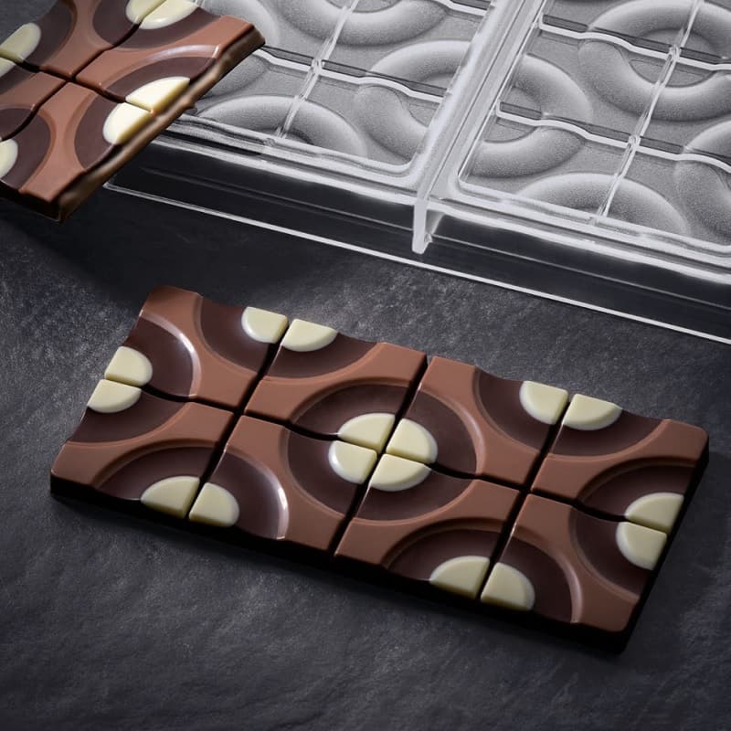 Форма д/шок. PAVONI Chocolate Bar Target 154х77мм h8мм, 100гр, 3 ячейки, п/к