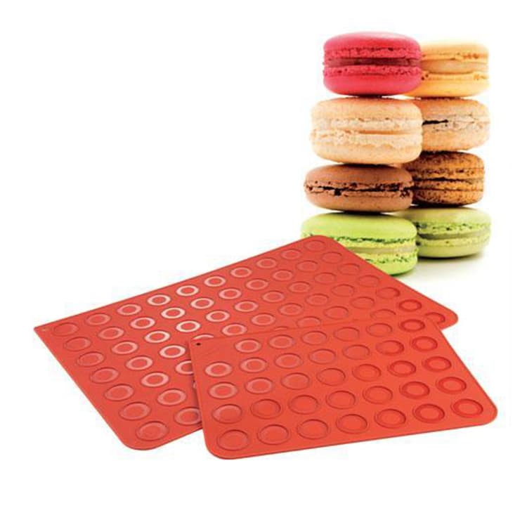 Коврик силиконовый "Macarons" 40х30см с выемками d40мм, 30 ячеек MARTELLATO 30TM3001R