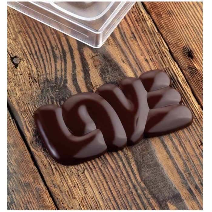 Форма д/шок. Pavoni "Chocolate Bar Lovely" 150х76мм h10мм, 100гр, 3 ячейки, п/к PC5000