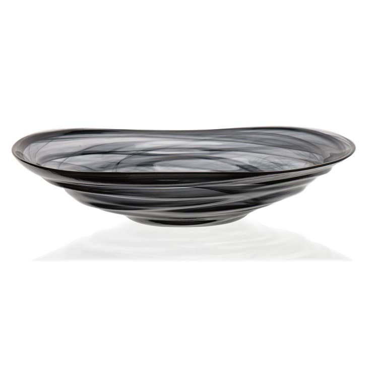 Салатник ARDACAM Ventum ARD 1468.43 d 30 см h 6,5 см (стекло, цвет / декор бело-черный)