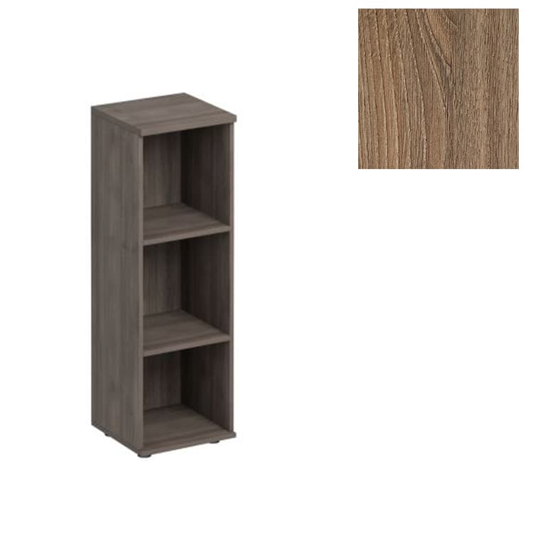 Стеллаж средний узкий Юнитекс Комфорт К.425 ШТ (40x38x123) дуб шамони темный