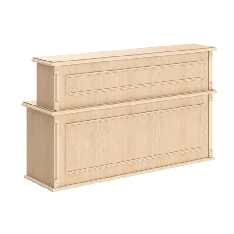 Стойка рецепция Skyland RMS 200 бук тиара 2000х600х1200 RAUT