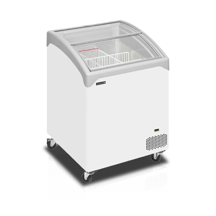 Ларь морозильный со стеклянной гнутой крышкой TEFCOLD NIC101SCEB