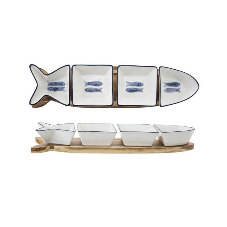 Блюда 4 шт. на подставке CosyTrendy BRANZINO 6969037