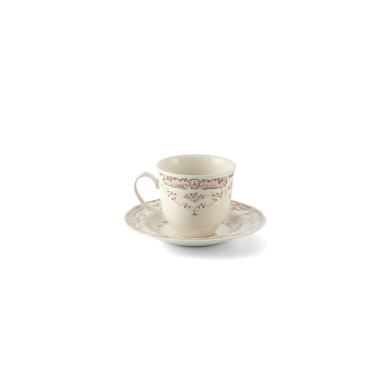 Чайная пара H 7,5 Ø 8,5 см - H 2,4 Ø 15 см Bitossi Rose Terracotta BID00752