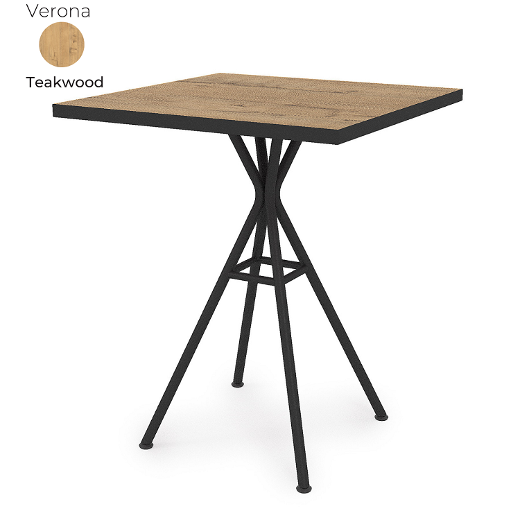 Стол обеденный квадратный Алсав 21Verona.006.K Teakwood