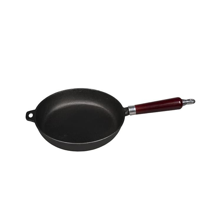 Сковорода P.L. Proff Cuisine 24 см, с дерев. ручкой чугун, арт. 92001133