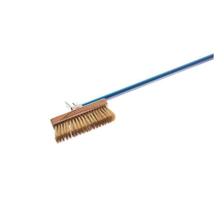 Щетка GIMETAL для чистки печи со скребком ручка 120 см 20х6х11 см металл AC-SP/120
