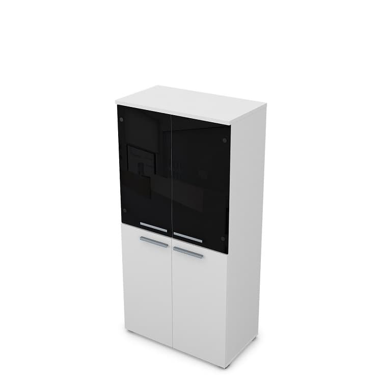 Шкаф АЛСАВ Gloss 9Ш.004.12 белый премиум