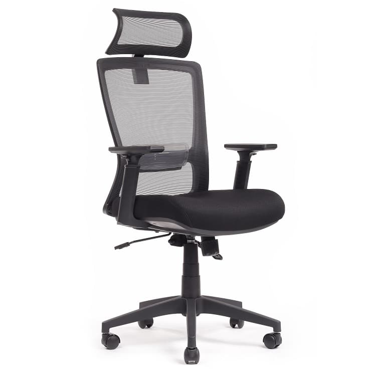 Кресло офисное Riva Chair Line (W-202 АС) черный