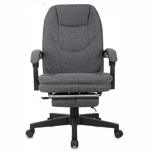 Кресло руководителя Бюрократ CH-868MSG-F серый 3C1 крестов. пластик подст.для ног пластик черный