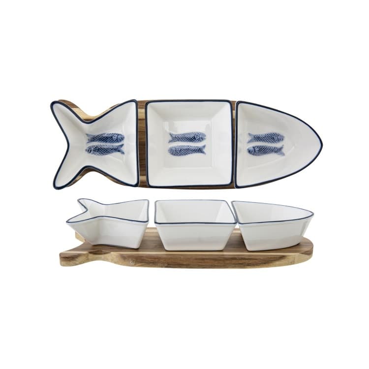 Блюда 3 шт. на подставке CosyTrendy BRANZINO 6969028