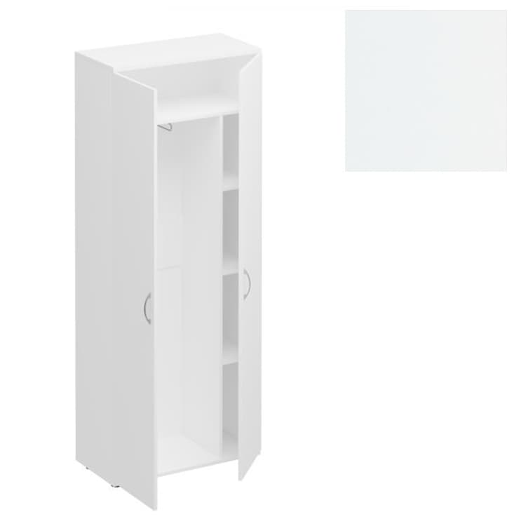 Шкаф для одежды с дополнением Юнитекс Комфорт К.531 ДШ (80x38x200) белый премиум