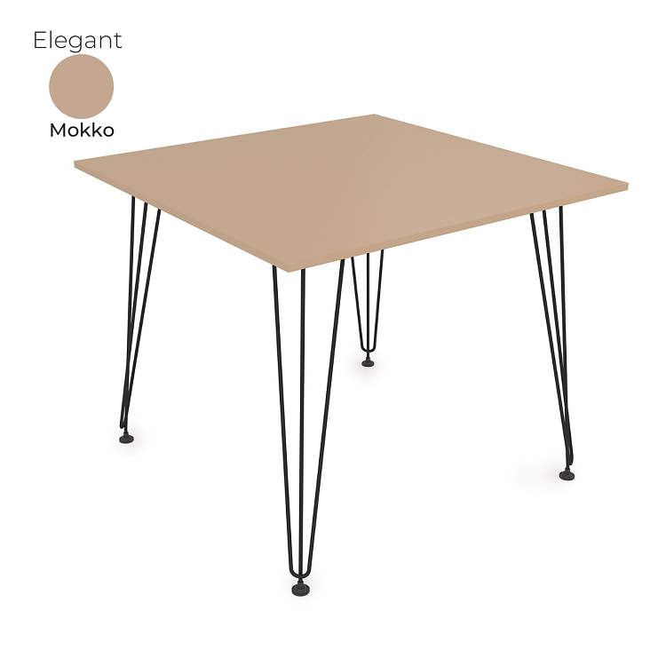 Стол обеденный квадратный Алсав 21Elegant.009 Mokko