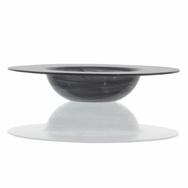 Тарелка для пасты ARDACAM Gusto ARD 1983.43 d 25 см h 4,5 см (стекло, цвет / декор бело-черный)