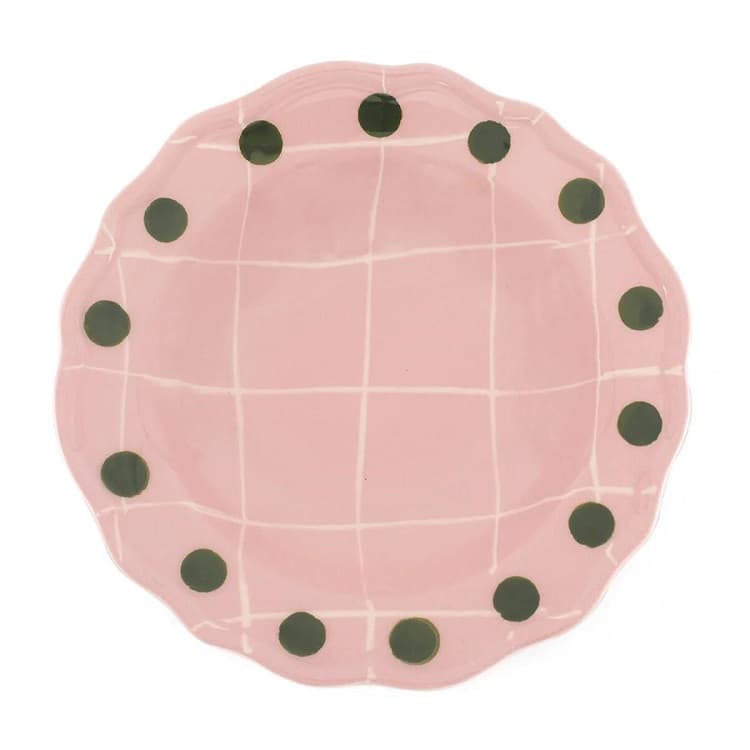 Тарелка глубокая Ø 23 см Bitossi Quadri QRI00306 Rosa