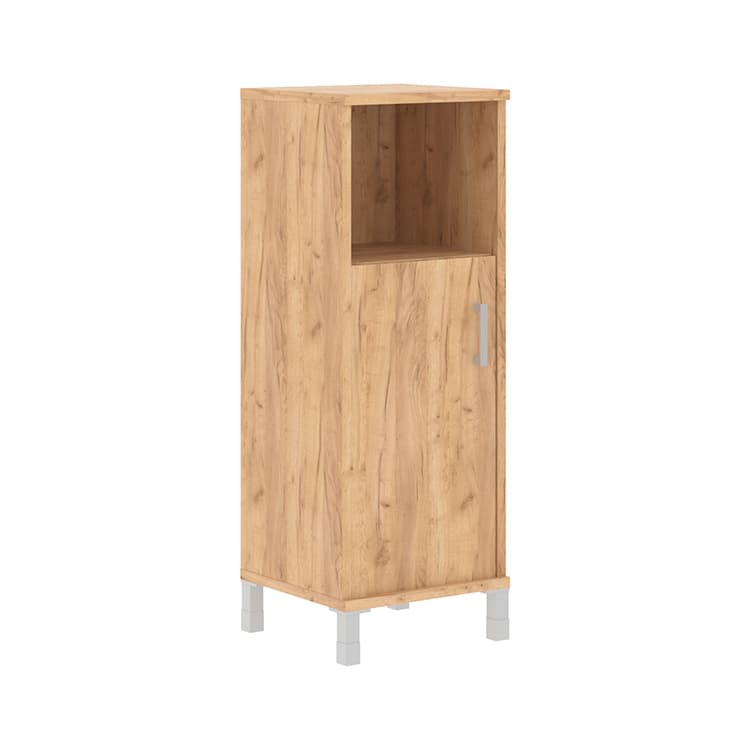 Шкаф-колонка средняя с глухой малой дверью Skyland B 421.2(L) дуб бофорд 475х450х1286 BORN
