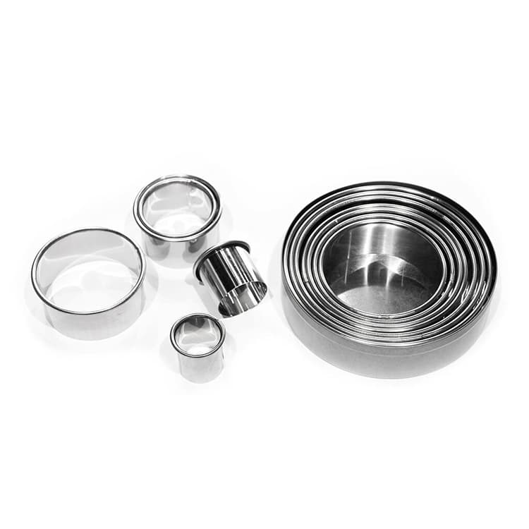 Набор кондитерских колец, высота 3,5 см, 12 шт нерж. P.L. Proff Cuisine,  арт. 81270043