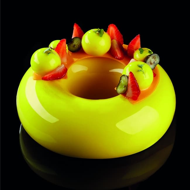 Форма для мороженого/суфле 3D Pavoni "Галактика" d175/55мм h55мм (объем 1л), силикон KE032