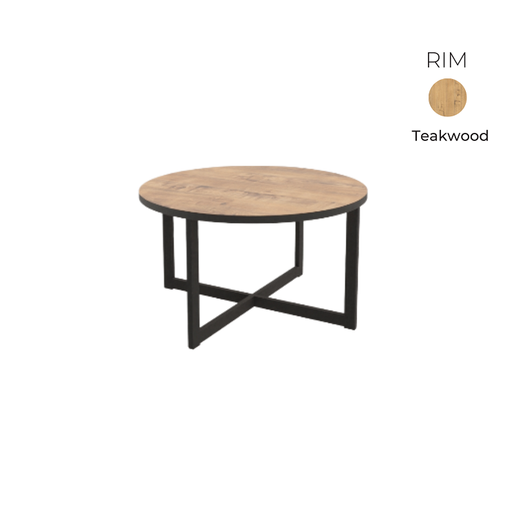 Стол журнальный круглый Алсав 21RIM.008 Teakwood