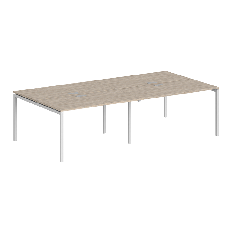 Рабочая станция 1238х2400х750 Norden Сигма SG.251.OL.44.WH