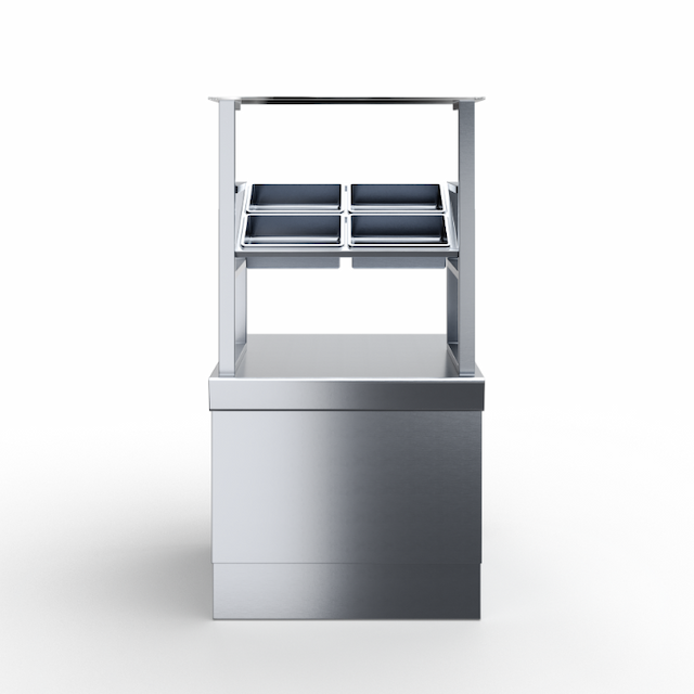 Прилавок Rada для приборов и подносов с заниженной столешницей 600