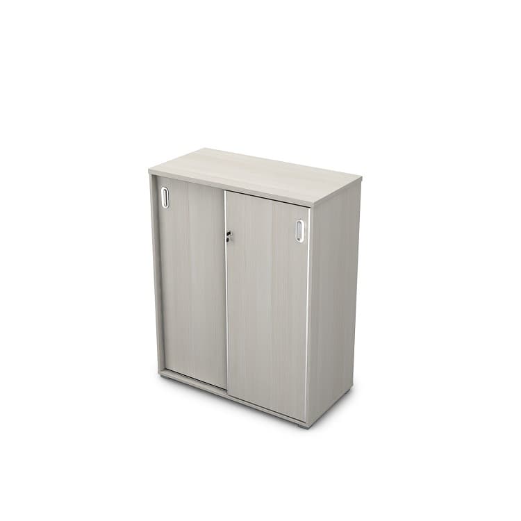 Шкаф купе АЛСАВ Gloss line 9НШКЗ.013 Ivory/металл глянец