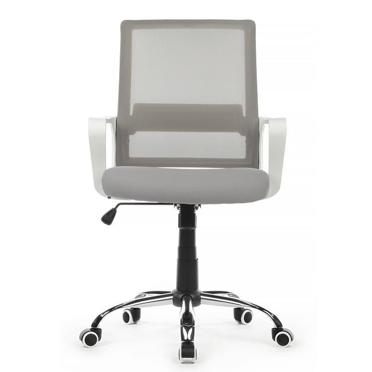 Кресло Riva Chair Mint RCH 1029MW Белый пластик/Серый