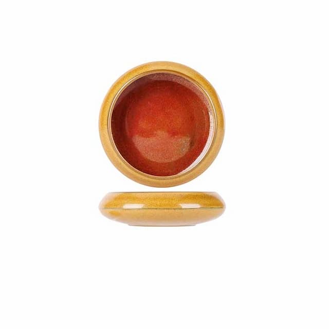 Розетка с закругленным бортом d 9 см h 2,9 см CosyTrendy Elements Mustard 5698009