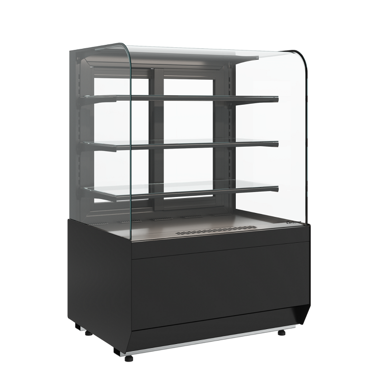 Витрина нейтральная Carboma KR70 N 1,3-1 LIGHT (9005)